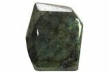 Flashy, Free-Standing Polished Labradorite - Madagascar #234385-2